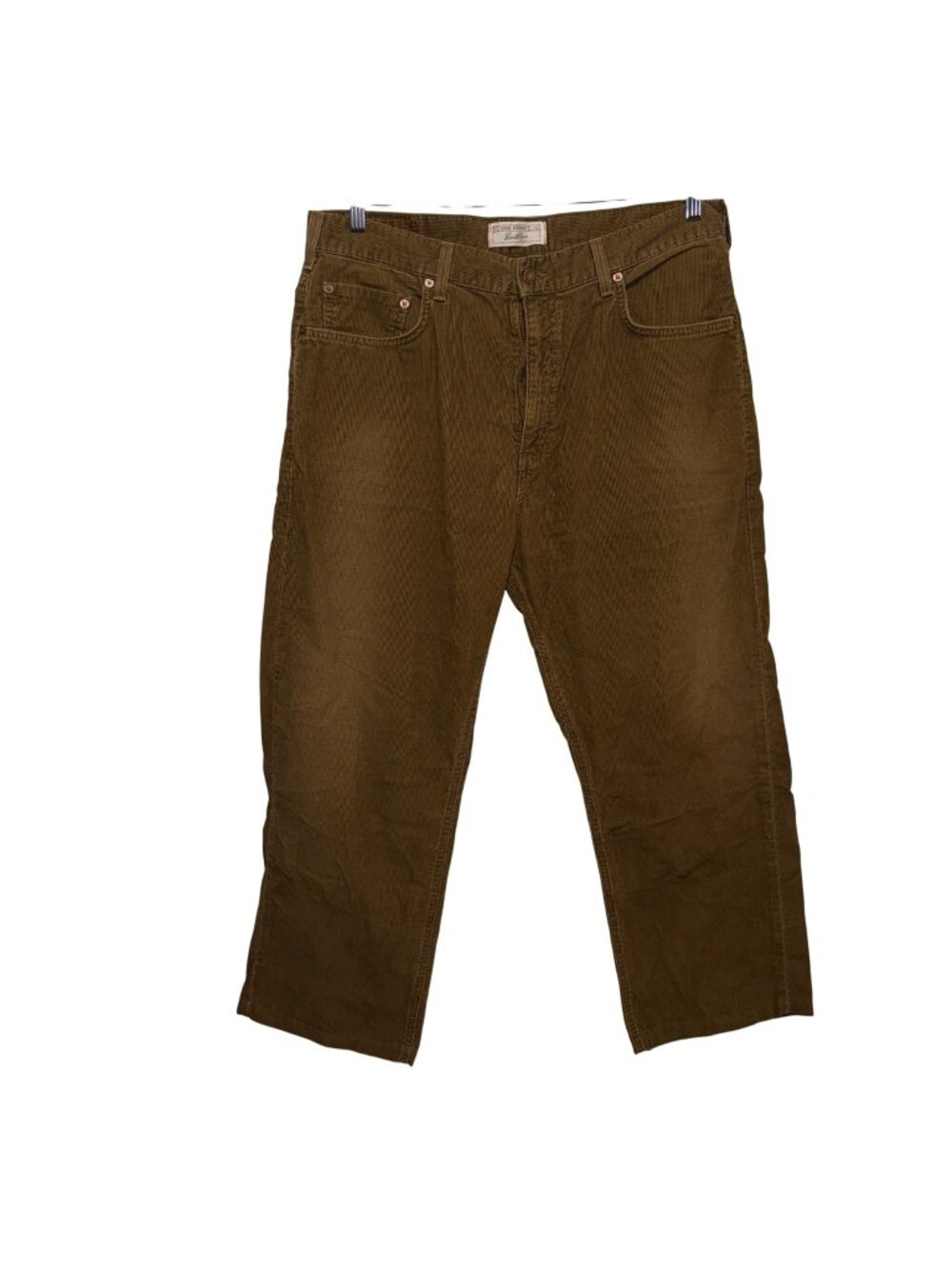 Levis Mens Loose Straight Corduroy Pants Brown Size W36 L30
